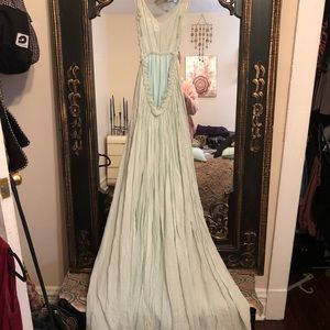 Extra long bohemian dress